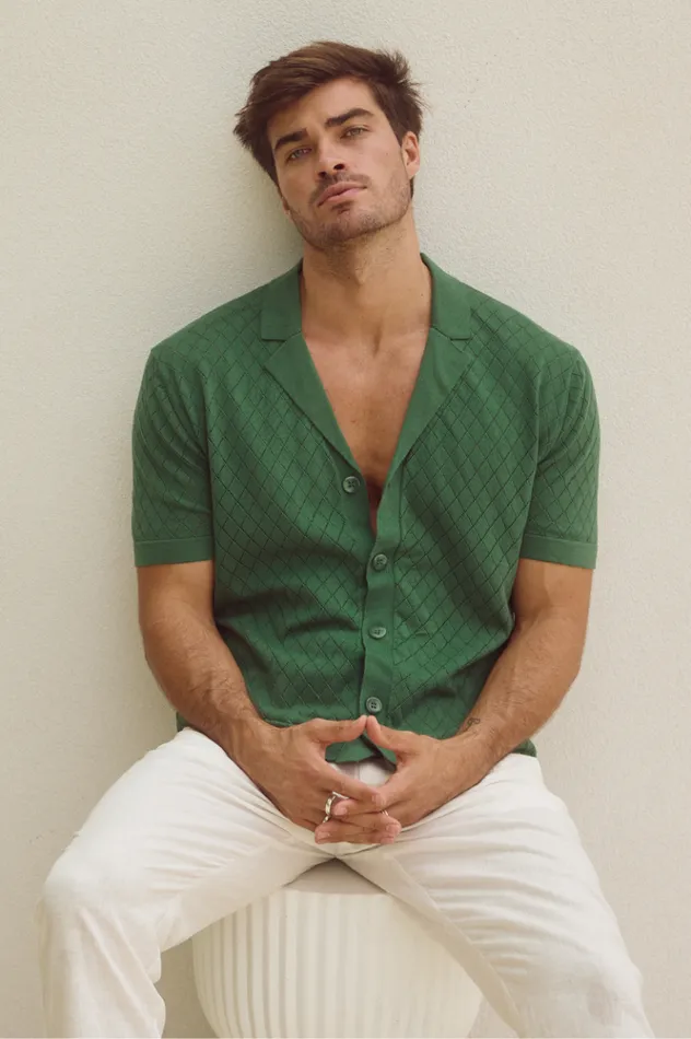 Men Shirts Runaway The Label BILLIE SHIRT Olive