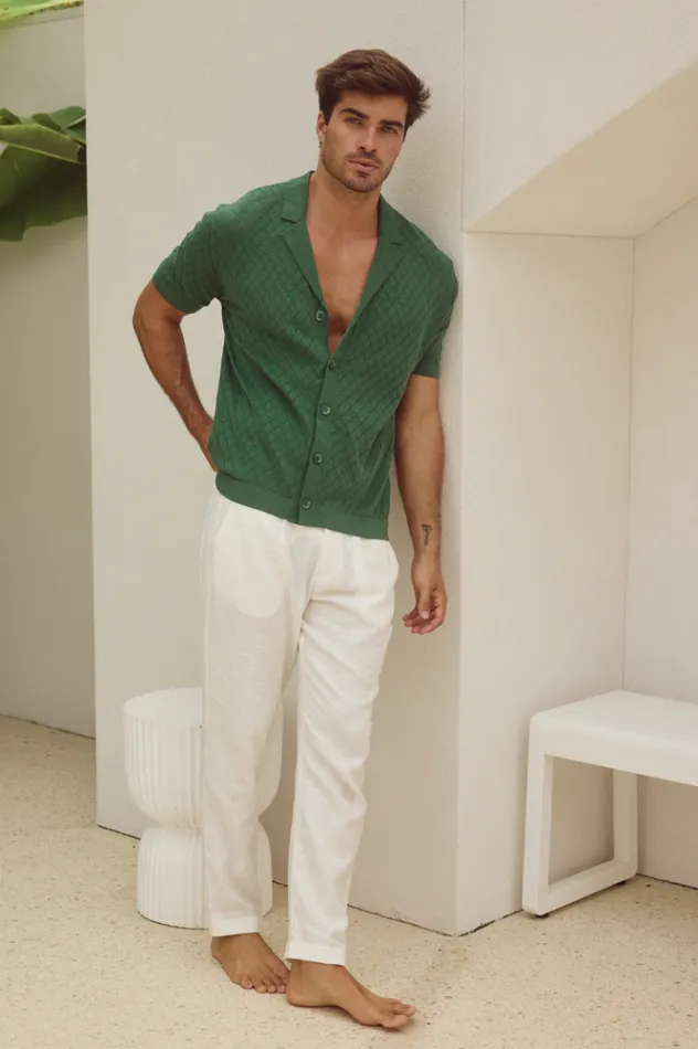 Men Shirts Runaway The Label BILLIE SHIRT Olive