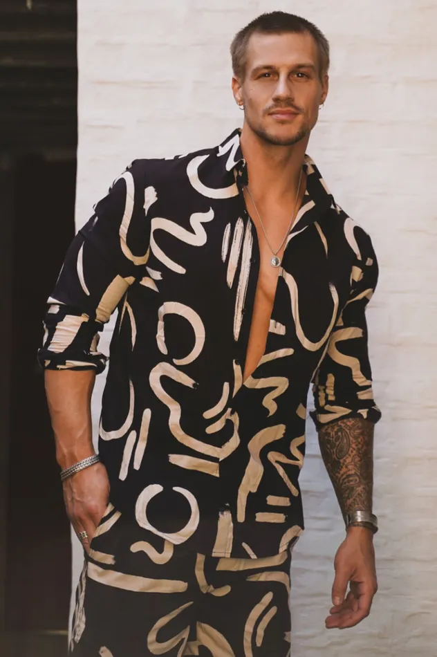 Men Shirts Runaway The Label LS SHIRT York Black Men Shirts Runaway The Label LS SHIRT York Black