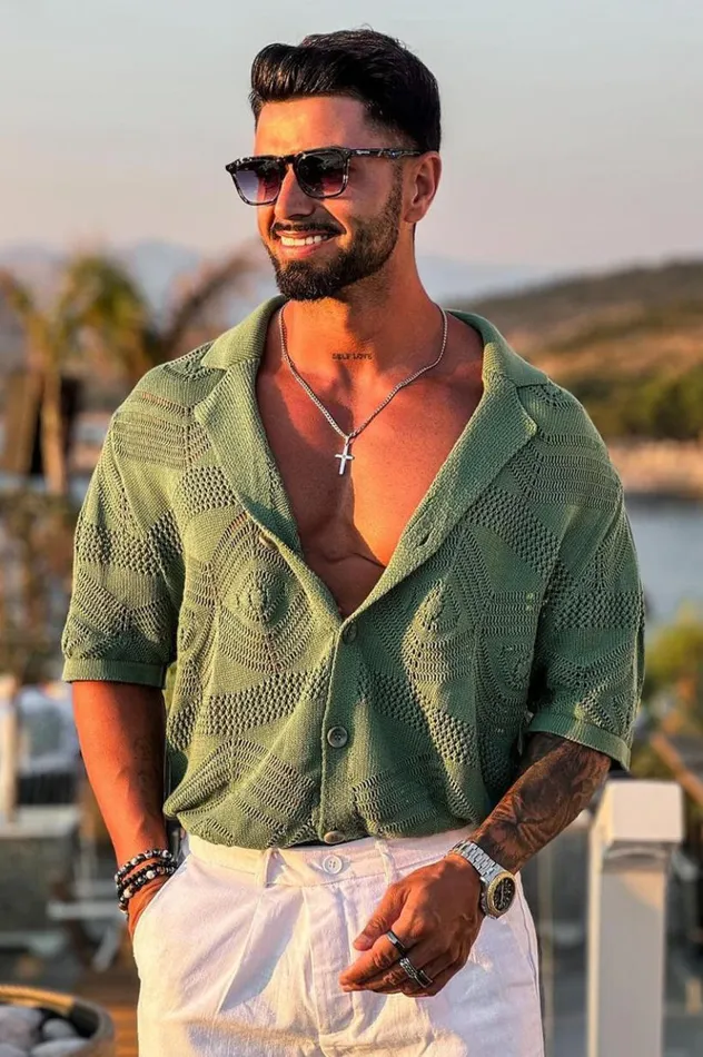 Men Shirts Runaway The Label LIAM SHIRT Khaki