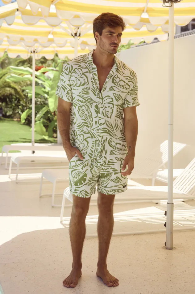Men Shirts Runaway The Label MASON SHIRT Santino Olive