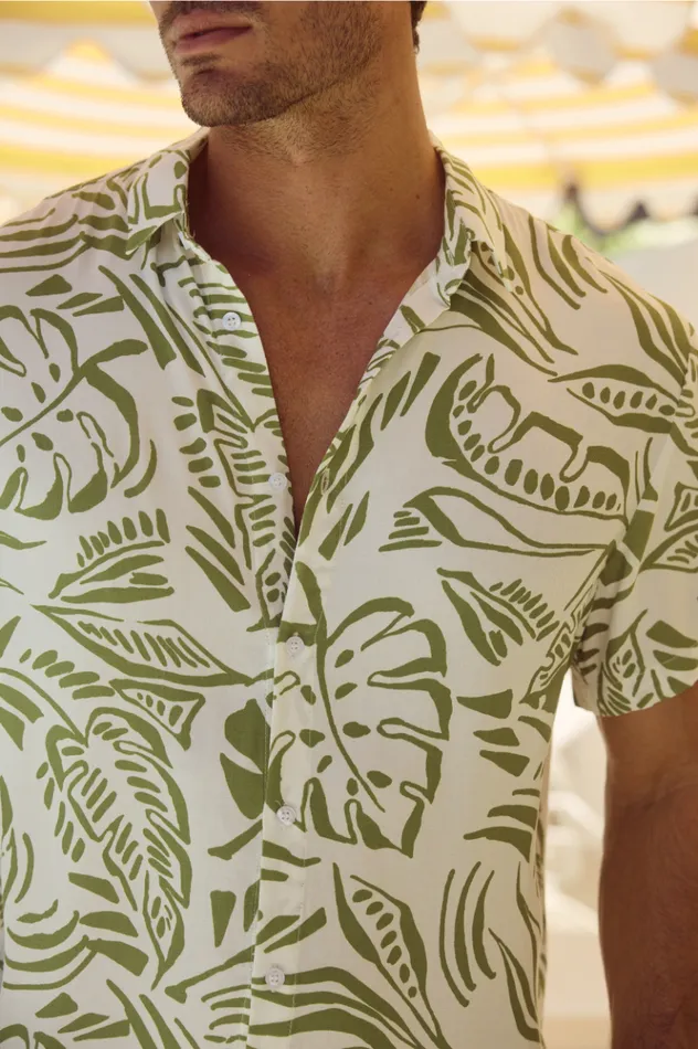 Men Shirts Runaway The Label MASON SHIRT Santino Olive