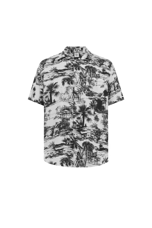 Men Shirts Runaway The Label PALMS SHIRT Palm Print