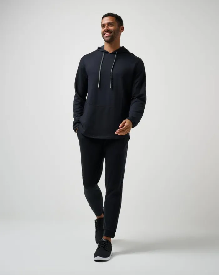 Men SIDESLIP JOGGER Black TravisMathew Pants