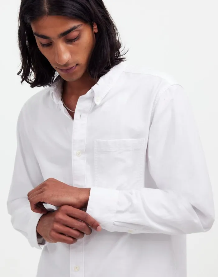 Men The VintageWorn Oxford Shirt Lighthouse Madewell Shirts