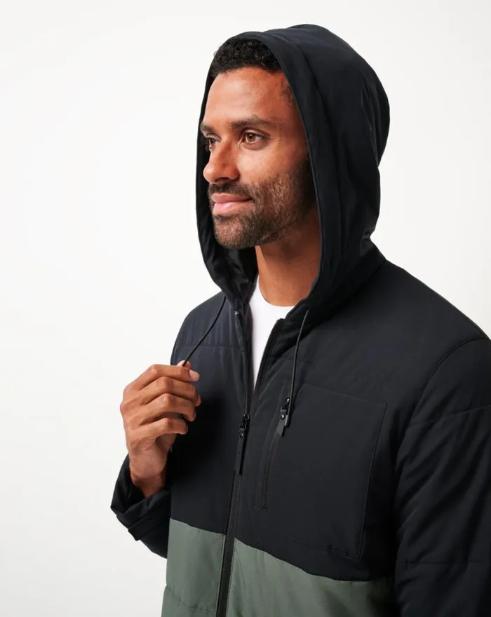 Men TORCH RUNNER FULL ZIP Black TravisMathew Jackets