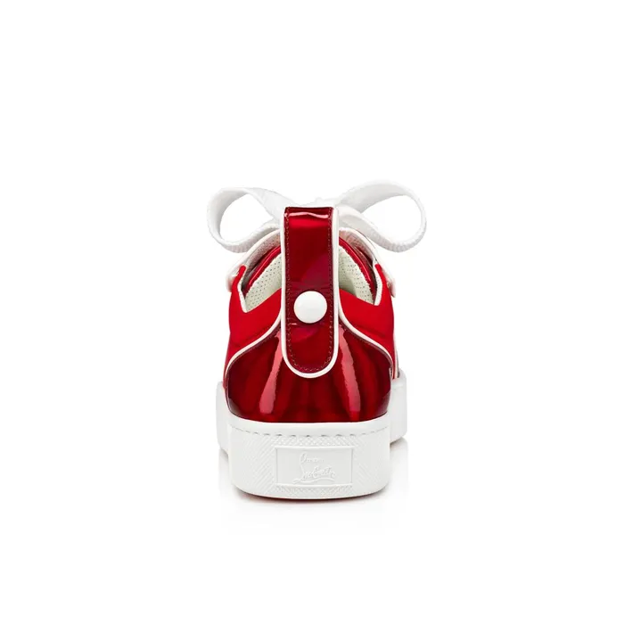 Men Toy Toy Man Lowtop Sneakers 8211 Patent Calf Psychic And Neoprene 8211 Loubi Red Christian Louboutin Low Top Sneakers