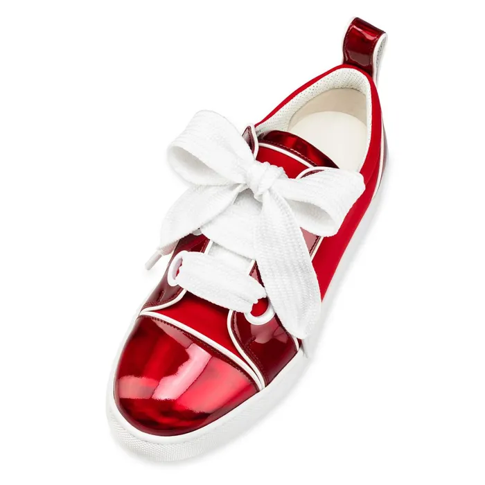 Men Toy Toy Man Lowtop Sneakers 8211 Patent Calf Psychic And Neoprene 8211 Loubi Red Christian Louboutin Low Top Sneakers