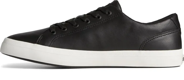 MenWomen Striper II LLT Leather Sneaker Black Sperry Sneakers