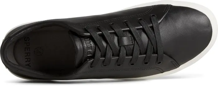 MenWomen Striper II LLT Leather Sneaker Black Sperry Sneakers