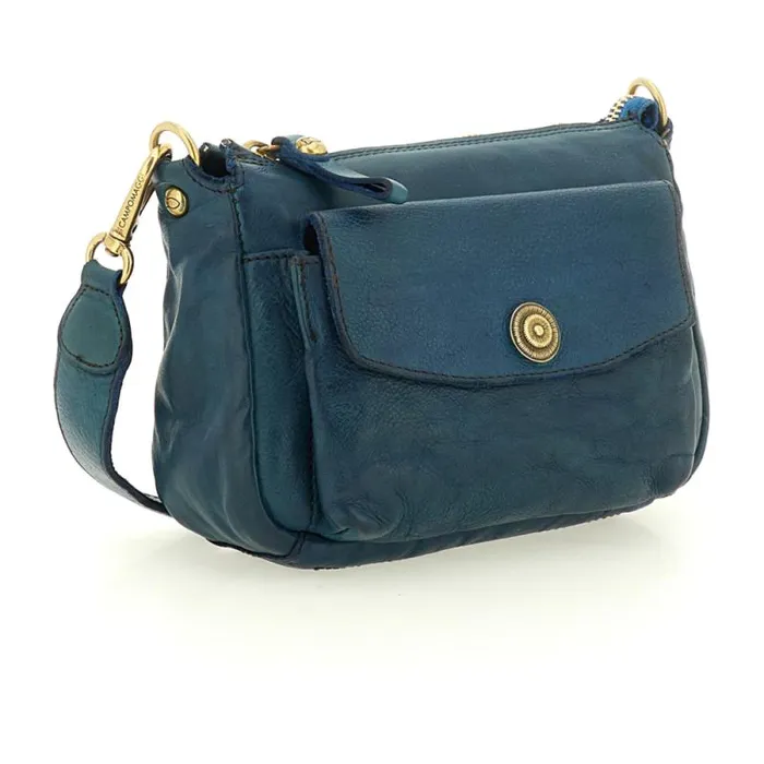 Mini Bags Women Campomaggi Ossidiana Blue Mini Bags Women Campomaggi Ossidiana Blue
