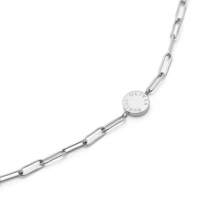 Necklaces Women Olivia Burton Illusion Silver Stacking Necklace Set