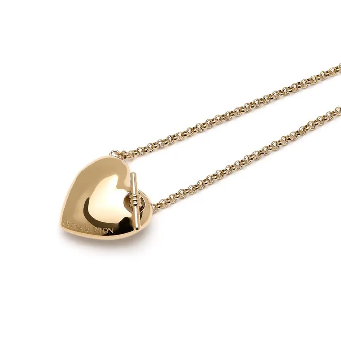 Necklaces Women Olivia Burton Knot Heart Gold Necklace