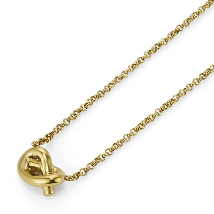 Necklaces Women Olivia Burton Lovers Knot Gold Plated Necklace