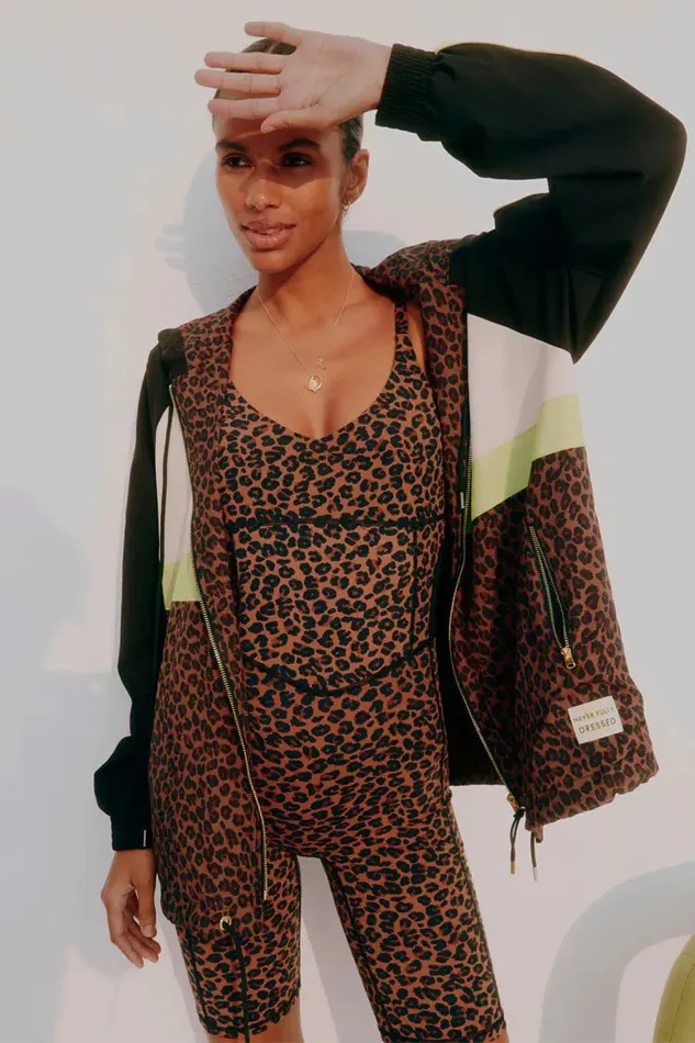 Never Fully Dressed Jackets and Coats Leopard Windbreaker Jacket 8211 Women