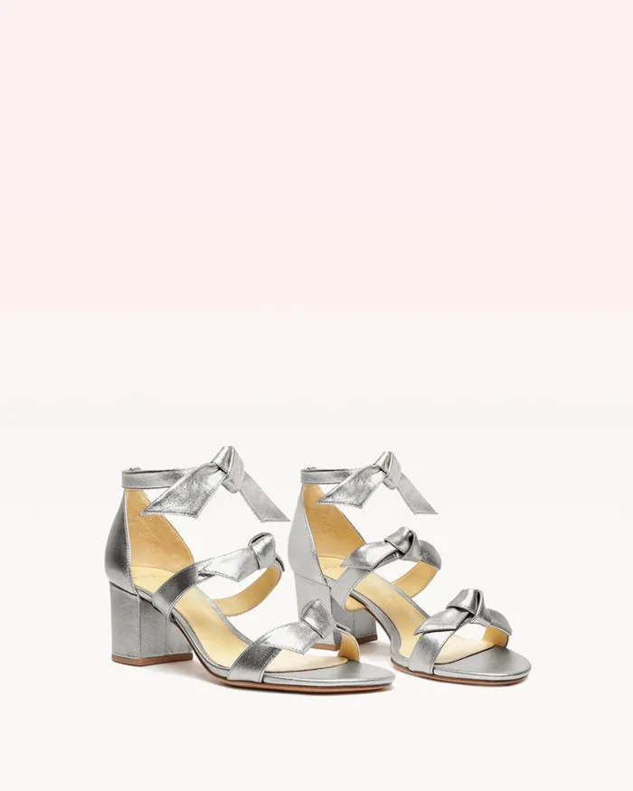 New Lolita 60 Metallic Silver Women Alexandre Birman Sandals