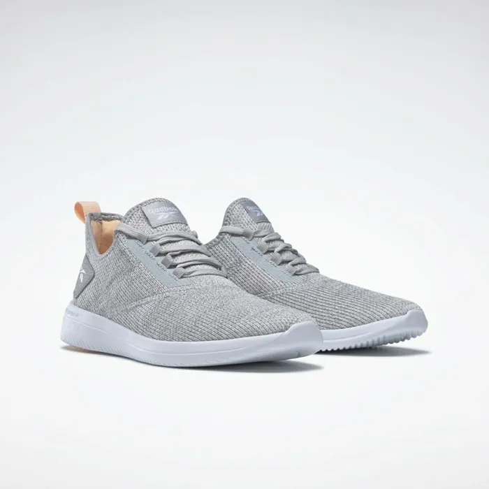 Nursing Shoes Womens Reebok PennyMoon Shoes Cold Grey 2 Aura Orange White
