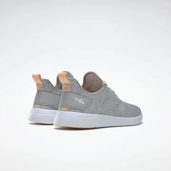 Nursing Shoes Womens Reebok PennyMoon Shoes Cold Grey 2 Aura Orange White