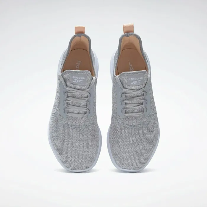 Nursing Shoes Womens Reebok PennyMoon Shoes Cold Grey 2 Aura Orange White