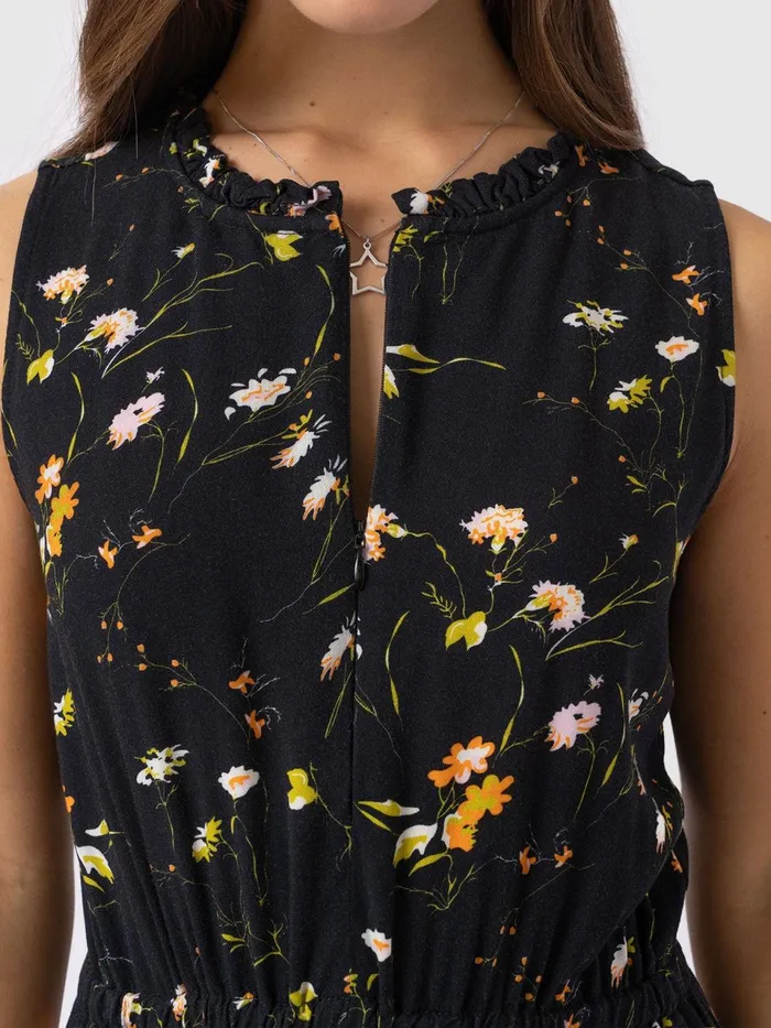 Orla Dress 8211 Black Floral Black Floral Women Saint And Sofia Dresses