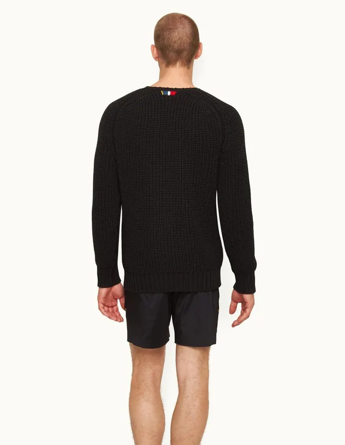 Orlebar Brown Knitwear Men Lipen Black