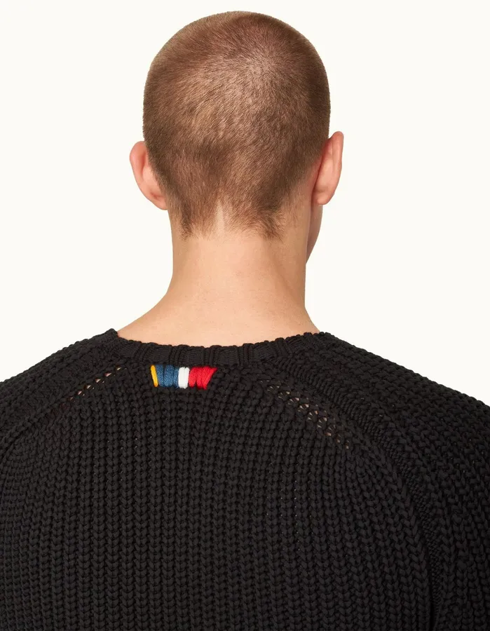 Orlebar Brown Knitwear Men Lipen Black