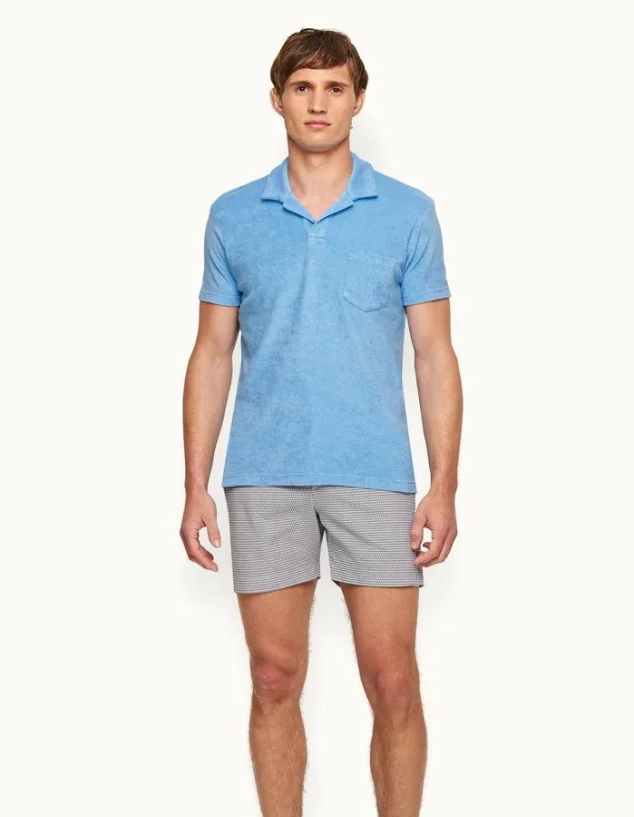 Orlebar Brown Polo Shirts Men Terry Towelling Riviera