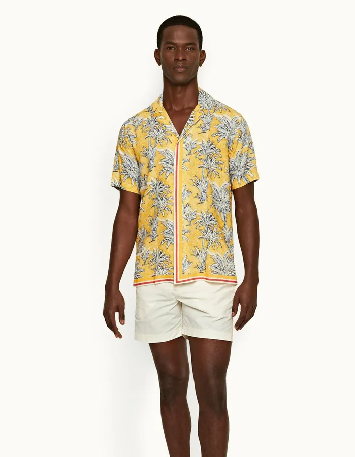 Orlebar Brown Shirts Men Maitan Toucan Palm