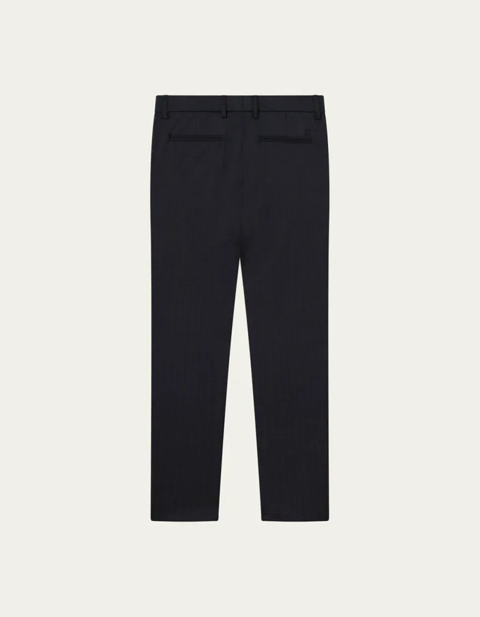 Pants Men Les Deux Como Reg Herringbone Suit Pants 8211 Dark Navy