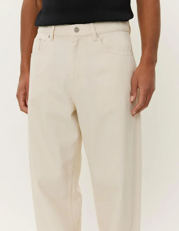 Pants Men Les Deux Roi Denim Pants 8211 Ivory