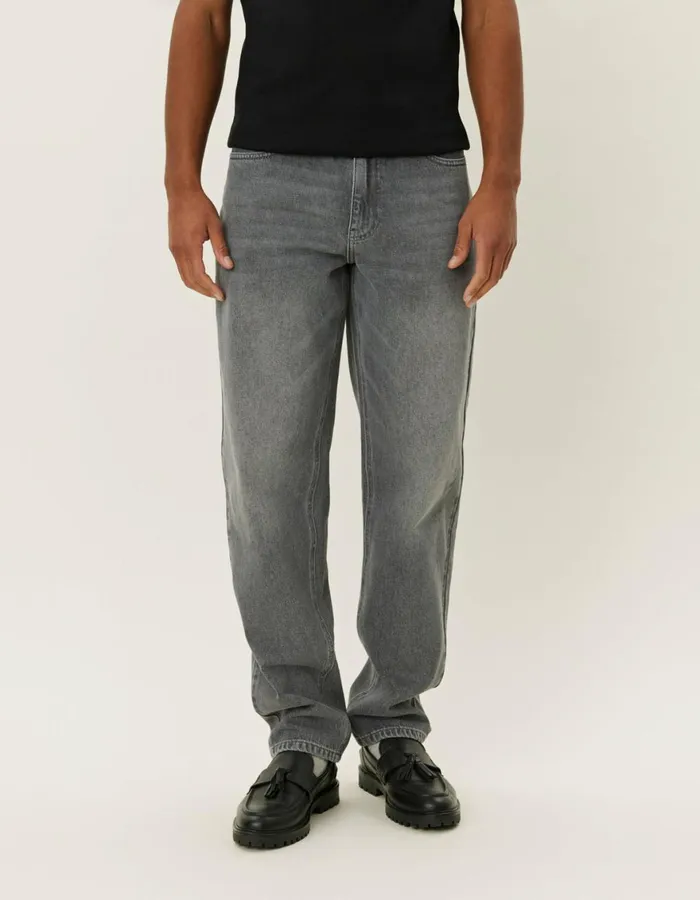 Pants Men Les Deux Ryder Relaxed Fit Jeans 8211 Grey Wash Denim