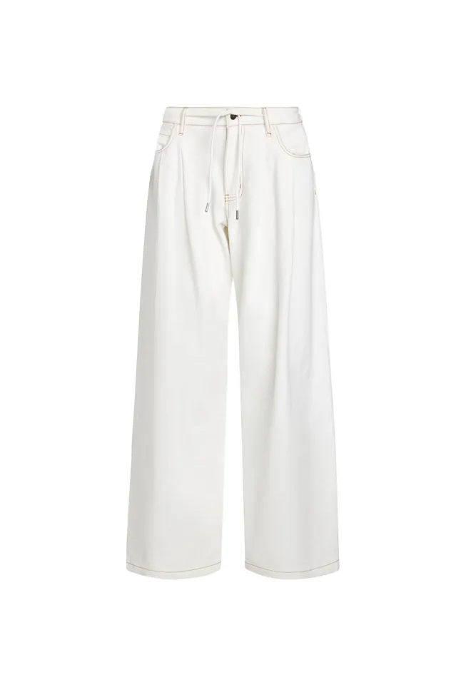 Pants Women Lioness Fashion SLOUCHED TIE UP JEAN Porcelain Pants Women Lioness Fashion SLOUCHED TIE UP JEAN Porcelain
