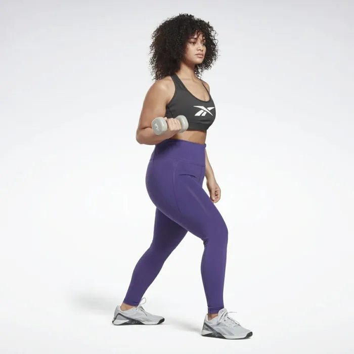 Plus Size 1X4X Womens Reebok Lux HighRise Leggings Plus Size Dark Orchid