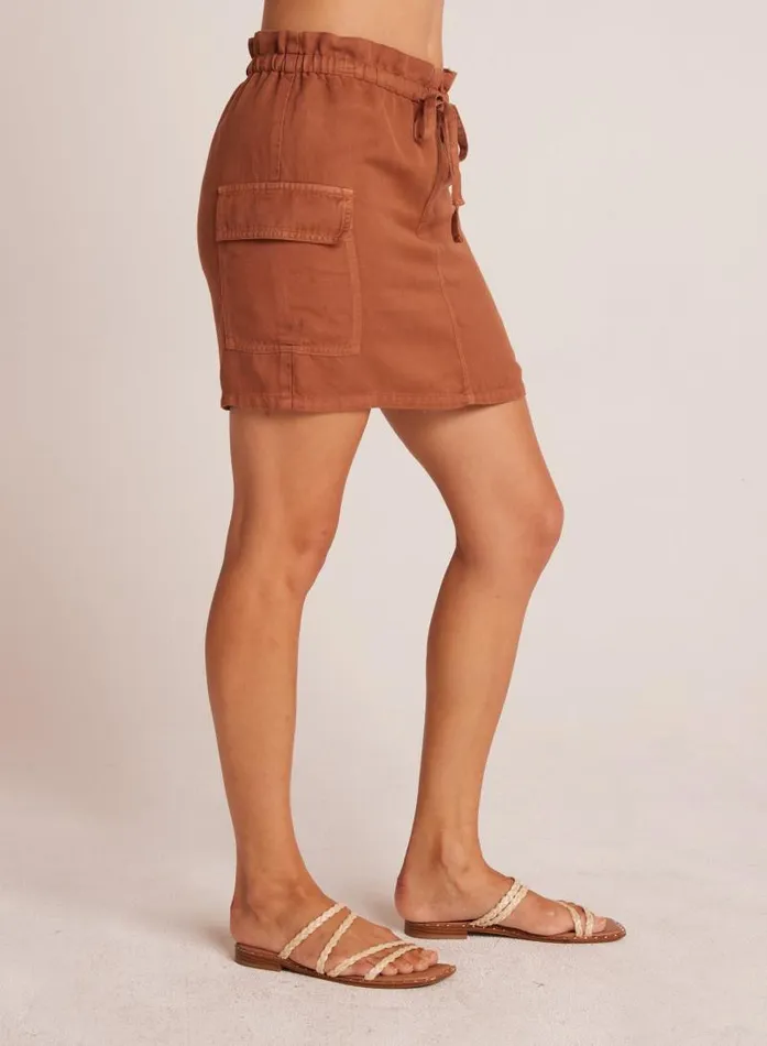 Posey Cargo Mini Skirt 8211 Summer Brown Women Bella Dahl Skirts