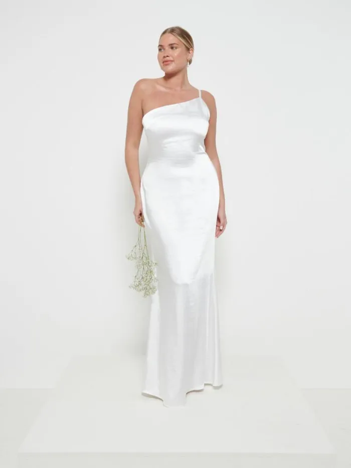 Pretty Lavish Bridesmaid Dresses Women Amelia Maxi Bridesmaid Dress Ivory