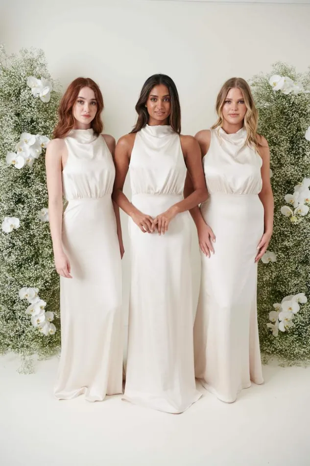 Pretty Lavish Bridesmaid Dresses Women Farrah Maxi Bridesmaid Dress Champagne Pretty Lavish Bridesmaid Dresses Women Farrah Maxi Bridesmaid Dress Champagne