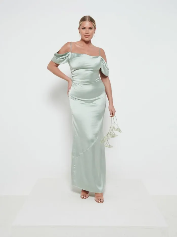 Pretty Lavish Bridesmaid Dresses Women Lucette Recycled Maxi Bridesmaid Dress Sage Pretty Lavish Bridesmaid Dresses Women Lucette Recycled Maxi Bridesmaid Dress Sage