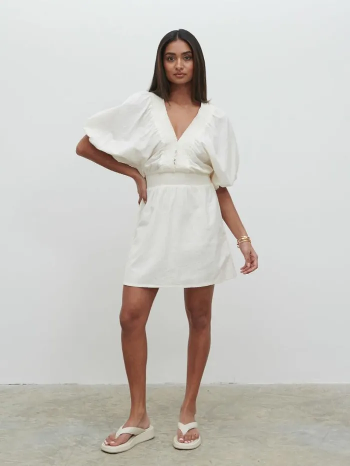 Pretty Lavish Dresses Women Bailey Mini Dress White