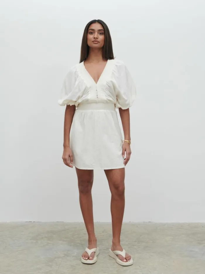 Pretty Lavish Dresses Women Bailey Mini Dress White