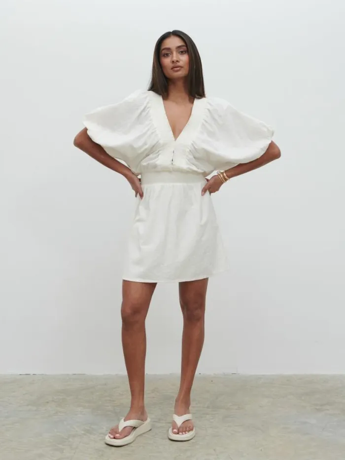 Pretty Lavish Dresses Women Bailey Mini Dress White