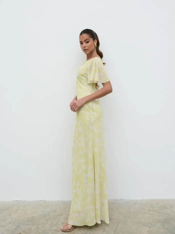 Pretty Lavish Dresses Women Jules Maxi Dress Pear Sorbet Botanic