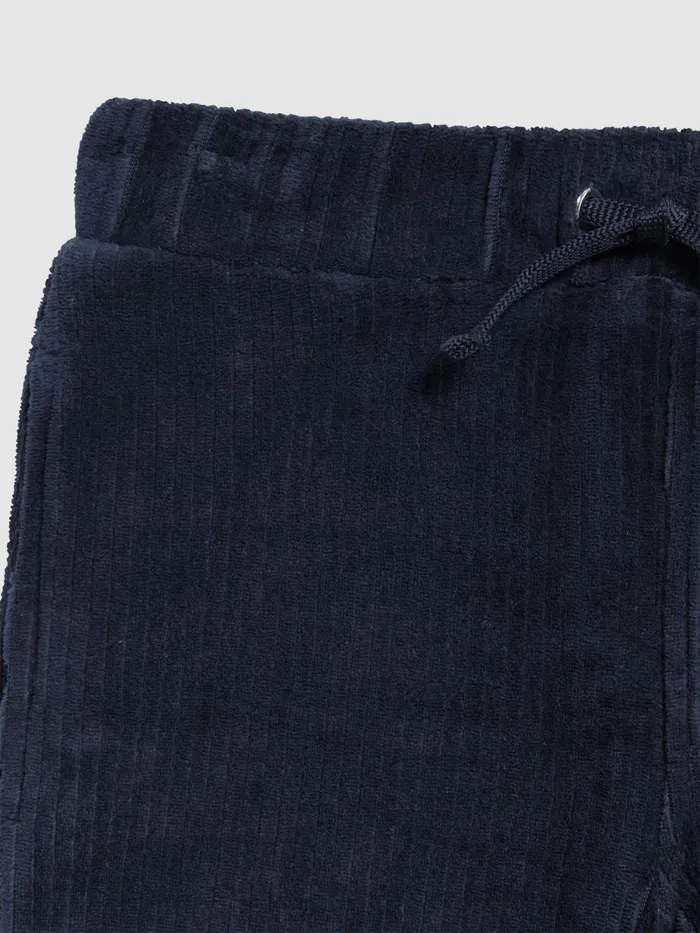Reiss CoOrds Tortuga Ribbed Chenille Drawstring Shorts Navy 8211 Children
