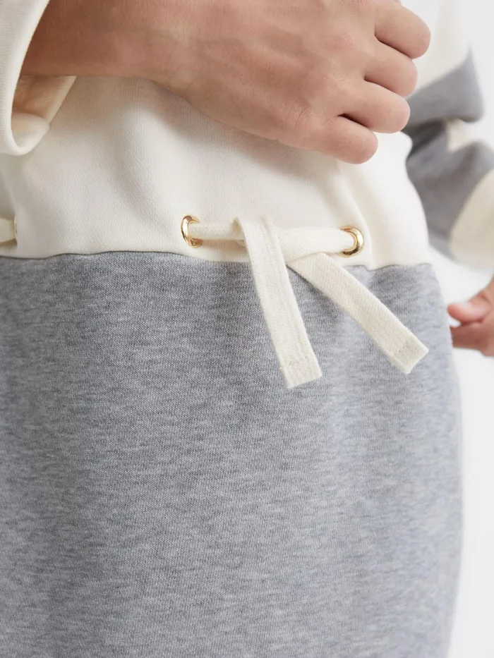 Reiss Dresses and Jumpsuits Ellia Colourblock Sweater Dress Pale Pinkgrey Marl 8211 Children
