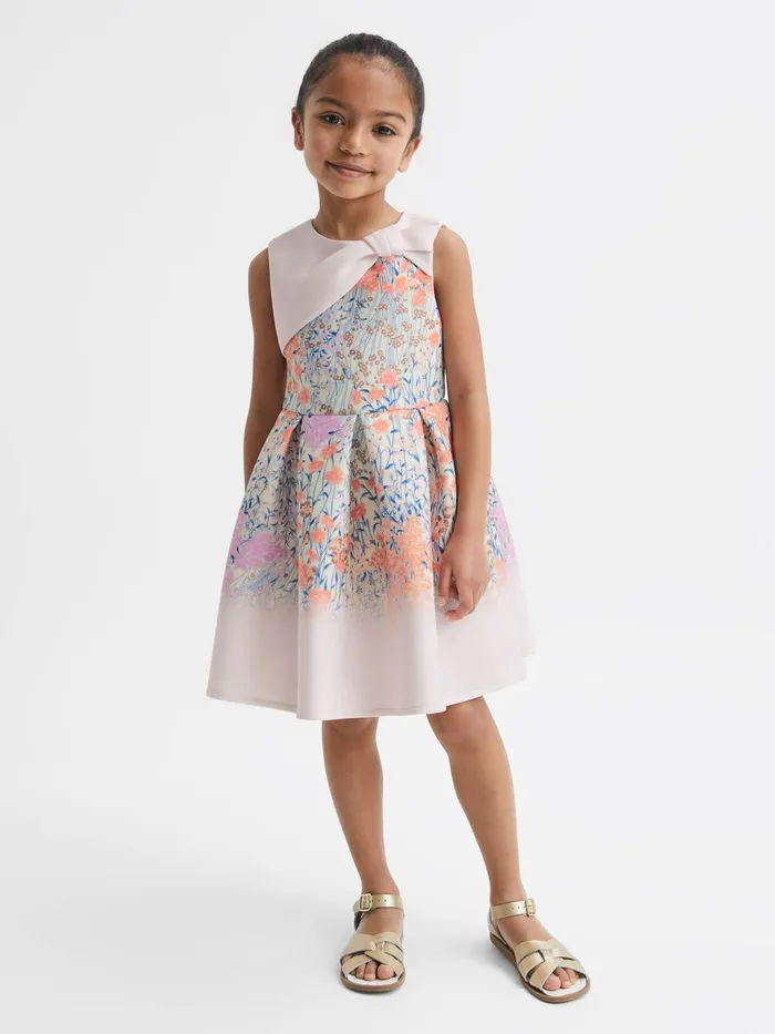 Reiss Dresses and Jumpsuits Emily Scuba Floral Printed Dress Pale Pink 8211 Children Reiss Dresses and Jumpsuits Emily Scuba Floral Printed Dress Pale Pink 8211 Children