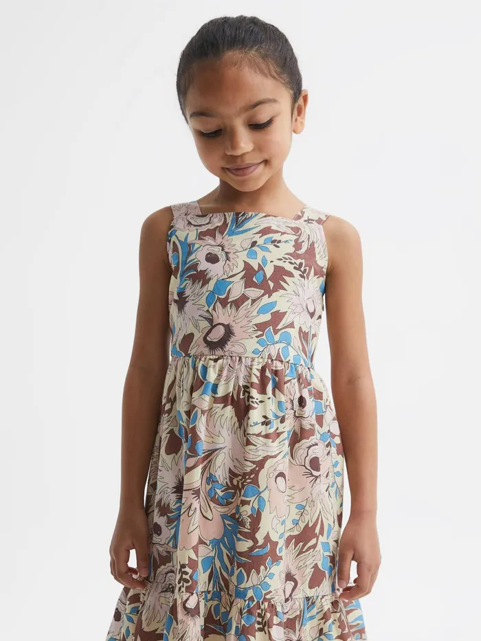 Reiss Dresses and Jumpsuits Marcie Printed Strappy Dress Lilac 8211 Children