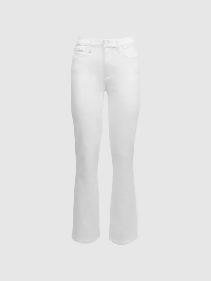 Reiss Jeans Cindy Paige Straight Leg High Rise Jeans Crisp White 8211 Women