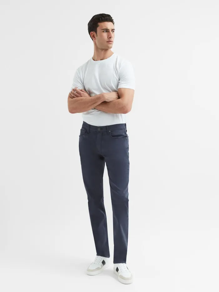 Reiss Jeans Federal Paige Slim Fit Straight Leg Jeans Rich Navy 8211 Men