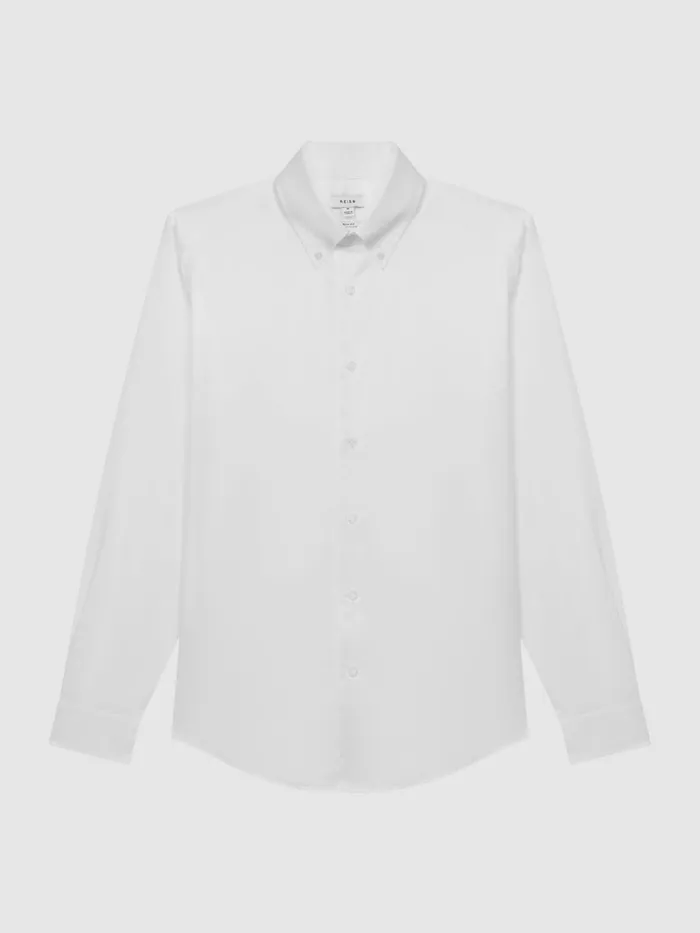Reiss Shirts Redknapp Slim Fit ButtonDown Shirt White 8211 Men