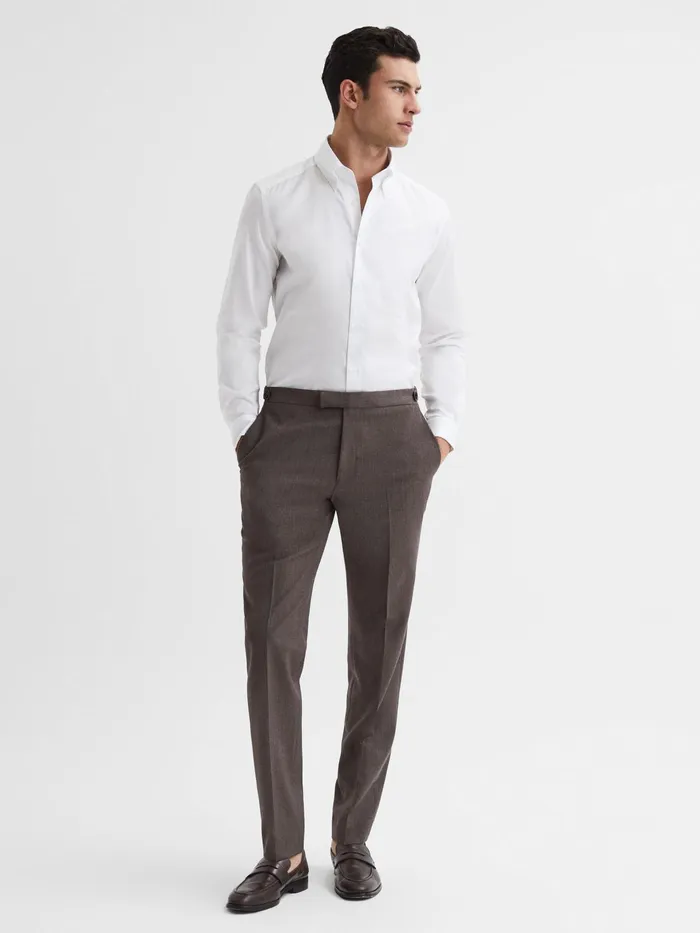 Reiss Shirts Redknapp Slim Fit ButtonDown Shirt White 8211 Men