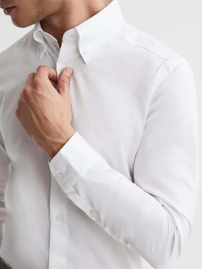 Reiss Shirts Redknapp Slim Fit ButtonDown Shirt White 8211 Men